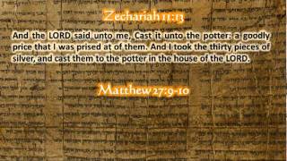 KJV Error NT Quote of Zechariah 1113 [upl. by Morgun696]