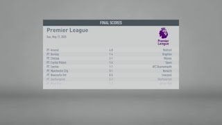 Season 1 MATCH 62  Premier League 38 Vs Leicester City AWAY [upl. by Steiner294]