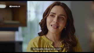 Havells Alkaline Water Purifiers  Sahi Paani Ka Sign Havells Alkaline [upl. by Atnuhs]