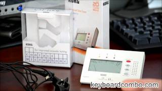 Korg CA 40 Large Display Auto Chromatic Tuner Review [upl. by Ecnaret]