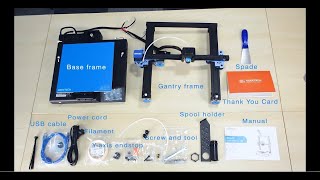 Geeetech Mizar S Unboxing installation and autoleveling instruction [upl. by Adkins]