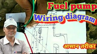 Fuel pump wiring diagram ।। All process [upl. by Annabel971]