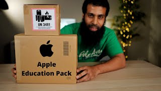 Apple Education Pack Unboxing  iPad Engraving  Free AirPods  PaperLike Screen Protector [upl. by Lehcyar]