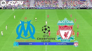 FC 24  Olympique de Marseille vs Liverpool  Champions League UEFA  PS5™ Full Match amp Gameplay [upl. by Aihsiek]