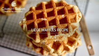 Liege Waffles recipe  Pearl sugar amp waffle mix [upl. by Paynter]