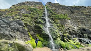 Tresaith Waterfall Cardigan West Wales UK [upl. by Littlejohn]