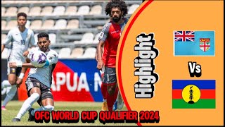 Fiji Vs New Caledonia OFC world Cup Qualifier 2024 [upl. by Nevek]