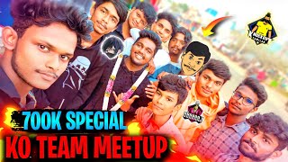 KO TEAM MÉETUP 💥  700K SPECIAL 🔥  😈 FACE 😈  KNOCKOUT TAMILAN FACE 😘 Free fire [upl. by Dermott]