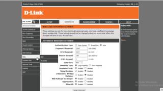 Configuration router D LINK 2730U 2740U 2750U DNS MTU [upl. by Carbo]