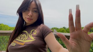 Lofi ASMR Outside w ​⁠ComeToRestASMR  Tingly Hand Movements [upl. by Ferrick]