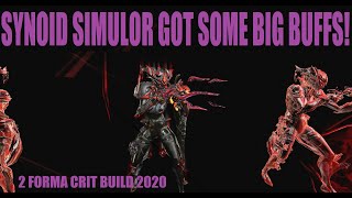 Synoid Simulor BuildGameplay PostBuff l Warframe Railjack Revisited [upl. by Matti]