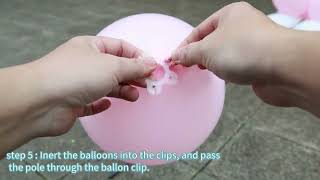 Balloon Arch Kit Installation Instructions [upl. by Holmann434]