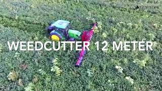 Hatzenbichler Weedcutter 12 Meter ideal für die mechanische UnkrautkontrolleUnkrautbekämpfung [upl. by Gnal]