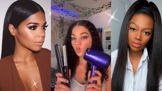 Awesome Hairstyles for Big Forehead Gang 🍩 2022 NEW CURLY HAIRSTYLES 🍬 [upl. by Neetsuj]