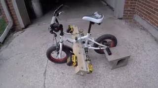 Dual Powered Drill Bike 25 MPH [upl. by Neirol]