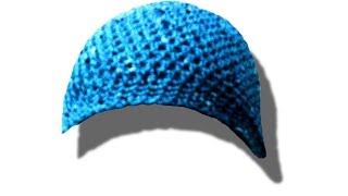 Beanie How to crochet  make a hat cap tuque bonnet tutorial  © Woolpedia [upl. by Enovi85]