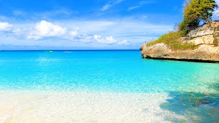 Beach Perfection 3 Hours of Blue Waters amp Relaxing Wave Sounds 4K Video [upl. by Beeck]