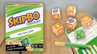 SKIP BO WÜRFEL  Spielregeln TV Spielanleitung Deutsch  MATTEL GAMES WÜRFELSPIEL DICE [upl. by Airad]