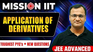 APPLICATION OF DERIVATIVES  Toughest PYQs for IITJEE ADVANCED 2024 🎯 [upl. by Imoin]