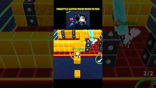 Freestyle Clutch From NOOB to PRO with PRO TIPS in STUMBLE GUYS at Block Dash 😱 Wait For it [upl. by Mattox743]