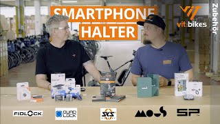 Der große Smartphone Halter Überblick 🚴📱🗺📡 SPConnect Mous SKS Quadlock und Fidlock [upl. by Loferski]