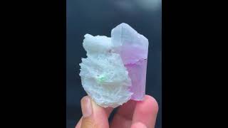 Pink Kunzite with Cleavelandite Albite from Afghanistan [upl. by Saphra]