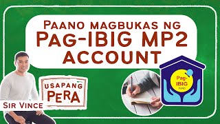 Vince Rapisura 1780 Paano magbukas ng PagIBIG MP2 account [upl. by Latty830]