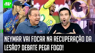 DISCUSSÃO AO VIVO quotO Neymar NÃO É HIPÓCRITA cara Elequot RECUPERAÇÃO de LESÃO FERVE DEBATE [upl. by Correy]