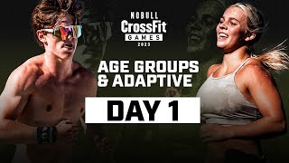 Day 1 Age Group amp Adaptive — 2023 NOBULL CrossFit Games [upl. by Namruht458]