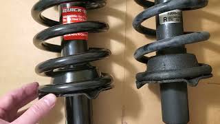 Monroe Quick Strut versus Honda CRV OEM Strut  Review of Monroe Quick Strut [upl. by Rolland478]