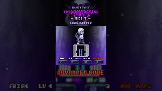 Cold Blood  Dusttale The Genocides End  Adv Mode [upl. by Leanahtan]