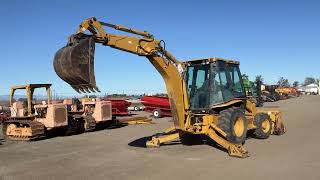 CAT 420D Backhoe Loader MFWD [upl. by Haerr]