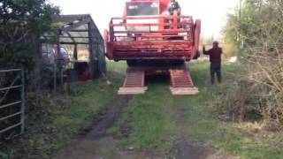 Massey Ferguson 307 combine harvester [upl. by Siegel]