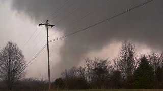 INTENSE TORNADO IN CLARKSVILLE TN LOUD ROAR [upl. by Aldous]