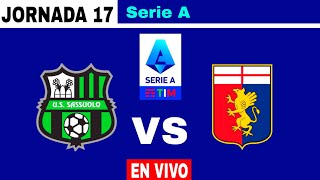 Sassuolo 12 Genoa en vivo Serie A 202324 Jornada 17 [upl. by Darrow]