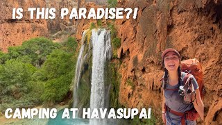 CAMPING AT HAVASU FALLS ARIZONA [upl. by Trellas]