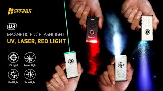 Now on Kickstarter Speras U3 Versatile Every Day Carry Tool For All Your Light Needs [upl. by Brotherson663]