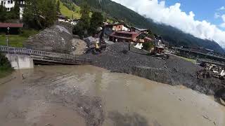 MureErdrutsch fpv droneLuft aufnahmen in stAnton am Arlberg am 170824 [upl. by Elliven635]