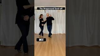 Demo The Wraparound SendOff in West Coast Swing short shorts westcoastswinglessons [upl. by Iznek]