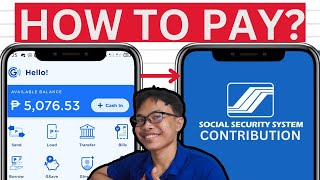 PAANO MAGBAYAD ng SSS CONTRIBUTION gamit ang GCASH 2023 FULL GUIDESELF EMPLOYED [upl. by Pavia612]