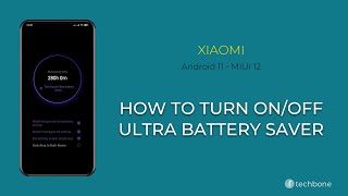 How to Turn onoff Ultra battery saver  Xiaomi Android 11  MIUI 12 [upl. by Heppman315]