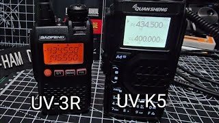 BAOFENG UV3R amp UVK6 [upl. by Nosimaj]