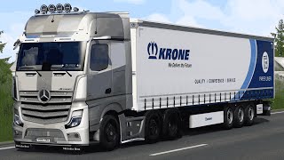 ETS2 149 Mercedes Benz New Actros Update  Euro Truck Simulator 2 [upl. by Noyr]