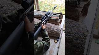 Son shooting Tikka T3x 308 win hunting rifle short shorts shortsfeed [upl. by Ailekahs435]