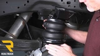 How to Install Air Lift LoadLifter Air Bag Kits on a 2017 Silverado 2500 HD [upl. by Atsillak]