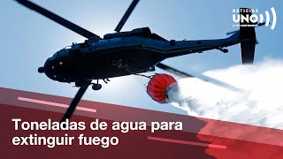 Helicópteros rusos de mayor capacidad ayudaron a apagar incendios en cerro El Cable  Noticias UNO [upl. by Tenneb]