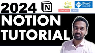 Notion tutorial for beginners in 2024 by taik18  ZerotoHero Training [upl. by Marucci]