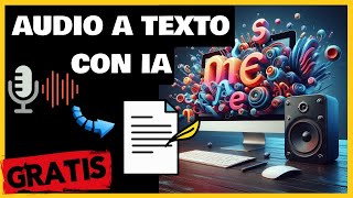 🎙️ AUDIO A TEXTO 🗣️ VOICE TO TEXT ⭐INTELIGENCIA ARTIFICIAL⭐TURBOSCRIBE AI [upl. by Ytoc]