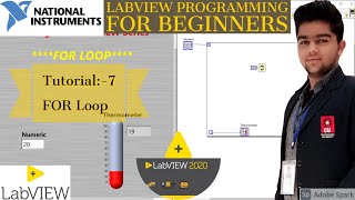 LabVIEW  Labview Tutorial 7 FOR LOOP LabVIEW Programming [upl. by Simmonds998]