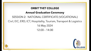 ORBIT TVET COLLEGE  Annual Graduation Ceremony [upl. by Ahsratan]